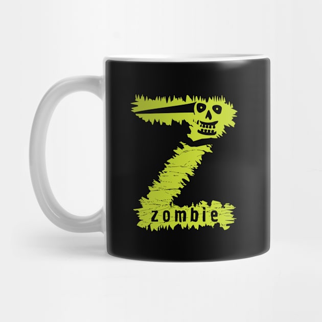 Zombie by Bear Tees